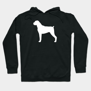 Boxer Dog Silhouette Hoodie